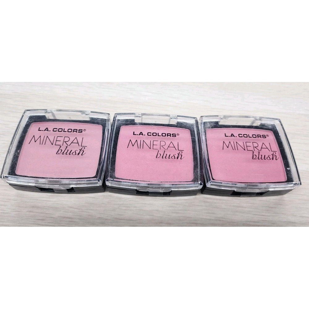 L.A. COLORS Mineral Blush "Flushed" CMB858 0.15 Oz‎ Lot Of 3 New Sealed